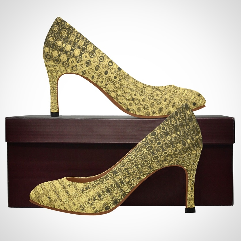 BAROCK Gold Schuhe - CRASSCO Shoes by crassco.com